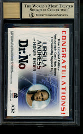 2007 James Bond Autograph Ursula Andress Honey Ryder Limited Auto BGS 9.5/10